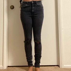 High Wasted Black Forever 21 Jeans